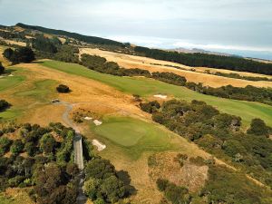 Cape Kidnappers 8th Aerial Green